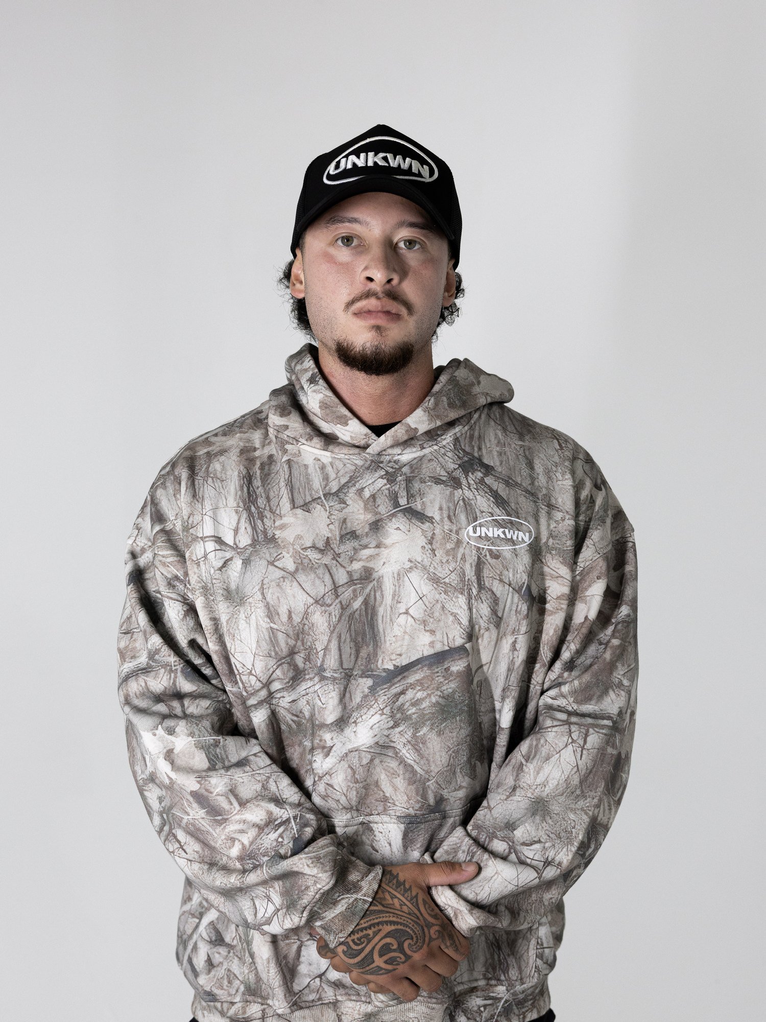 Unkwn Camo Hoodie — front